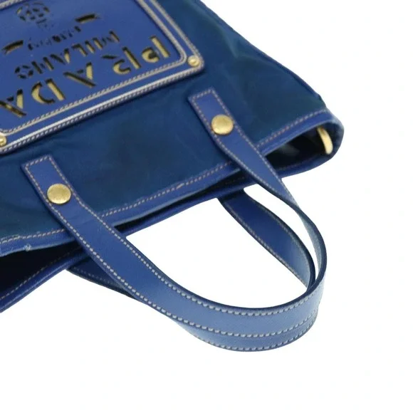 💎✨BEAUTIFUL✨💎 PRADA Hand Bag Nylon 2way Blue - Picture 8 of 16